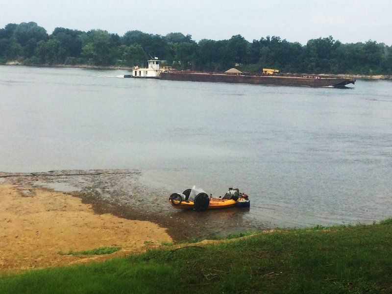 Carthage man determined to finish cross-country ride on amphibious vehicle